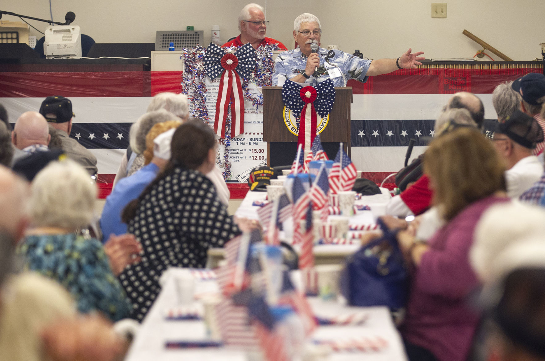 WWII veterans lunch